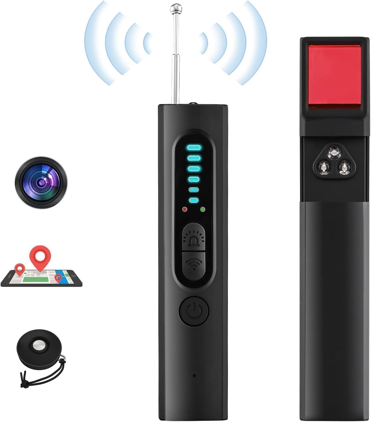 Hidden Camera & GPS Tracker Detector